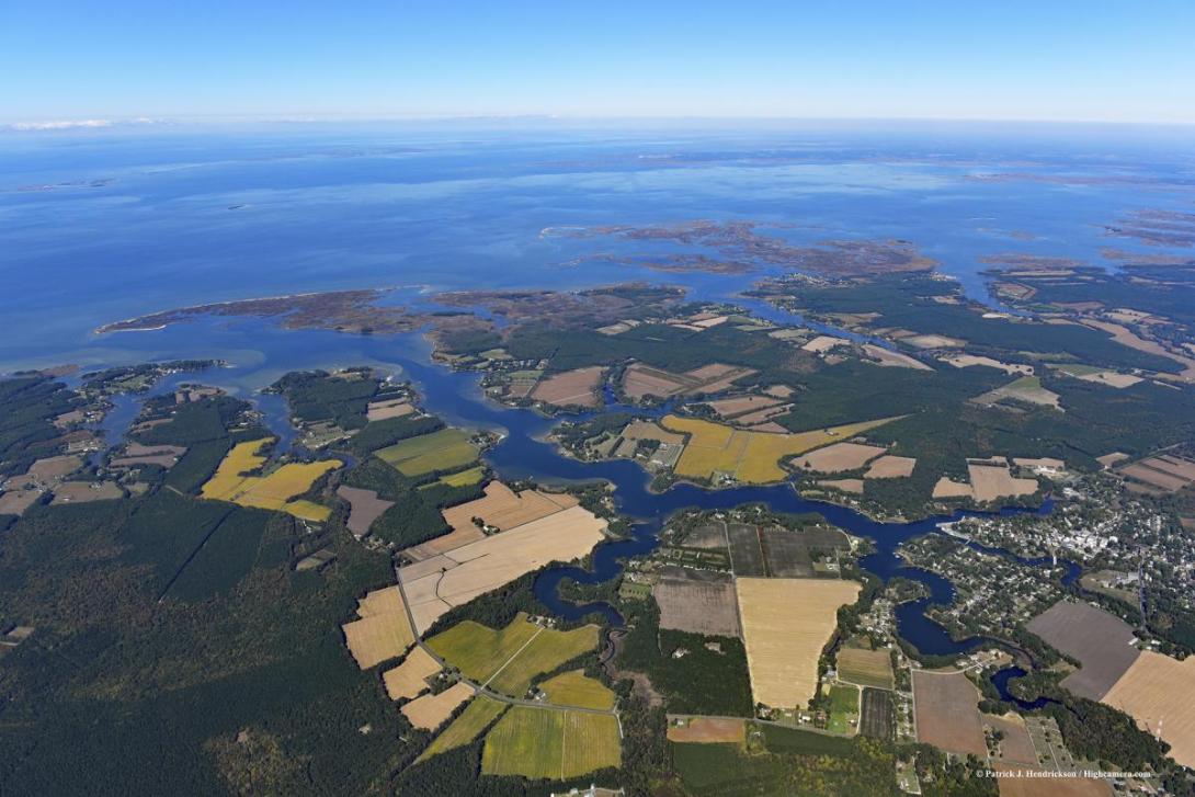 aerial photo of coastal region