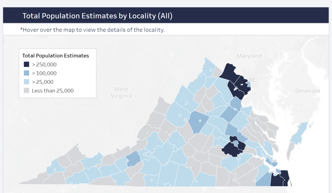 Population Estimates Interactive Map thumbnail